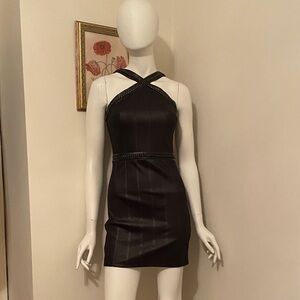 Topshop Chic Black Mini Dress